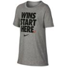 Boys 8-20 Nike Win Start Here Tee, Size: Large, Grey