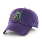 Adult '47 Brand Arizona Diamondbacks Clean Up Hat, Men's, Purple