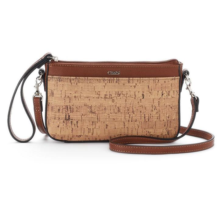 Chaps Rylee Cork Convertible Wristlet, Women's, Natural