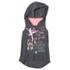 Girls 7-16 & Plus Size So&reg; Hooded Tank Top With Removable Built-in Bra, Girl's, Size: 10, Light Grey