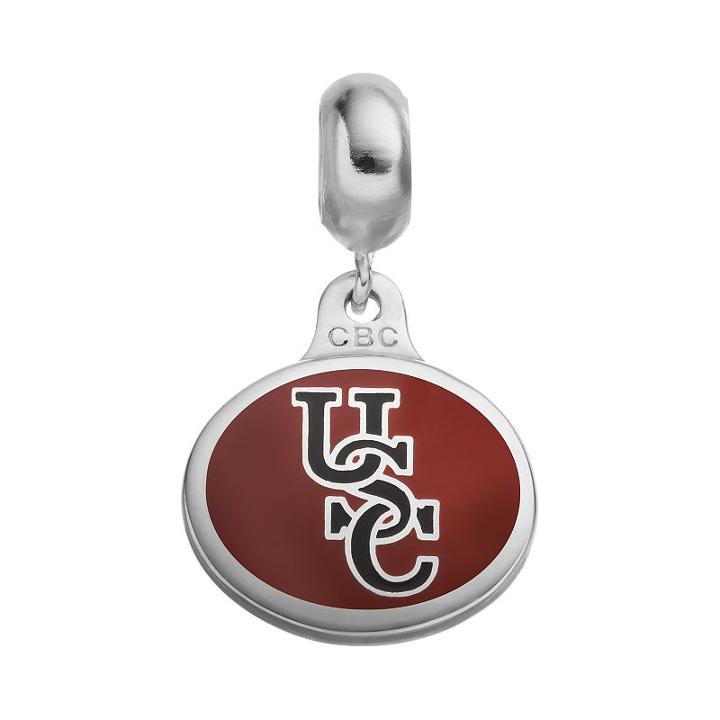 Fiora Sterling Silver South Carolina Gamecocks Logo Charm, Women's, Multicolor