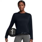 Women's Nike Dry Training Long Sleeve Top, Size: Large, Grey (charcoal)