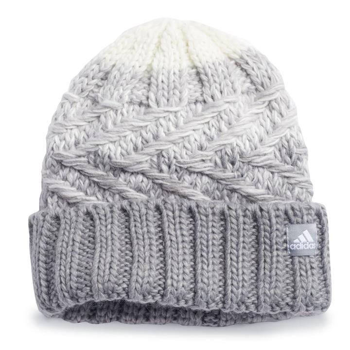 Women's Adidas Canyon Fold Beanie, Med Grey