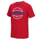 Men's Adidas Los Angeles Clippers Pre-game Ball Tee, Size: Xl, Red