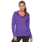 Women's Champion Performance Raglan Zip Up Hoodie, Size: Small, Med Purple