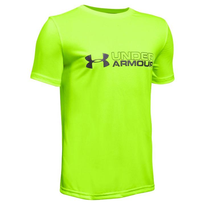Boys 8-20 Under Armour Dual Logo Tee, Boy's, Size: Medium, Green Oth