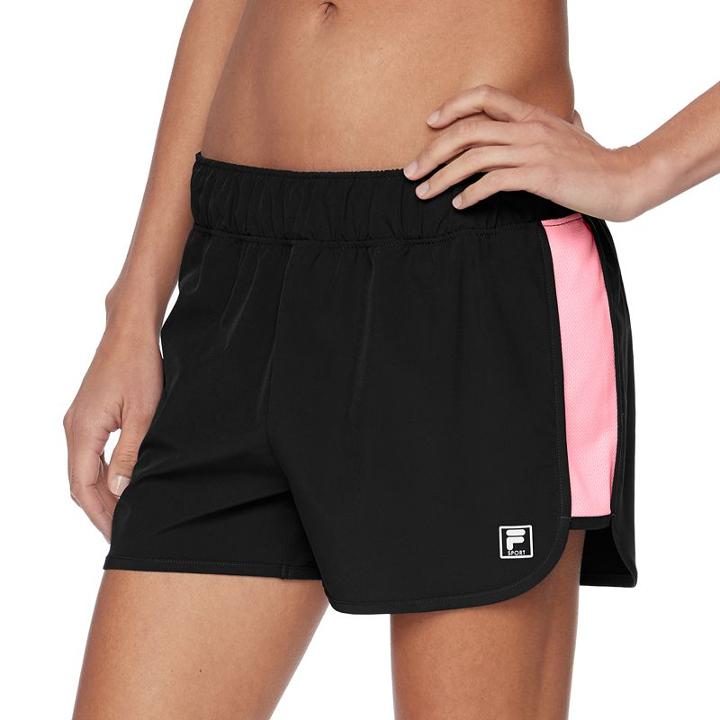 Women's Fila Sport&reg; Mesh Panel Shorts, Size: Small, Black