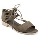 Journee Collection Ingrid Women's Sandals, Size: Medium (6.5), Grey