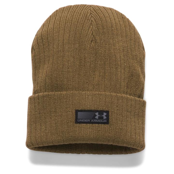 Men's Under Armour Truck Stop Beanie, Dark Beige