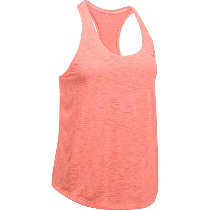 Women's Under Armour Tech Slub Flowy Tank, Size: Large, Dark Blue