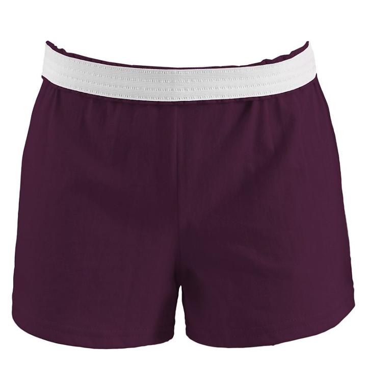 Soffe, Juniors' Fold-over Athletic Shorts, Kids Unisex, Size: Xs, Red
