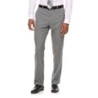 Men's Apt. 9&reg; Slim-fit Stretch Flat-front Suit Pants, Size: 33x30, Grey