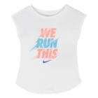 Girls 4-6x Nike Motion-blur Tee, Girl's, Size: 6x, White