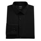 Men's Apt. 9&reg; Extra-slim Solid Stretch Dress Shirt, Size: 15.5-32/33, Black
