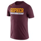 Men's Nike Minnesota Golden Gophers Basketball Practice Dri-fit Tee, Size: Large, Ovrfl Oth