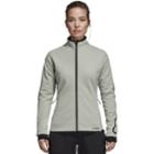 Women's Adidas Outdoor Climaheat Ultimate Fleece Jacket, Size: Medium, Light Grey