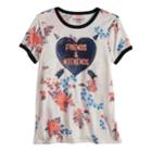 Plus Size Girls 7-16 Mudd&reg; Graphic Tee, Size: 18 1/2, White