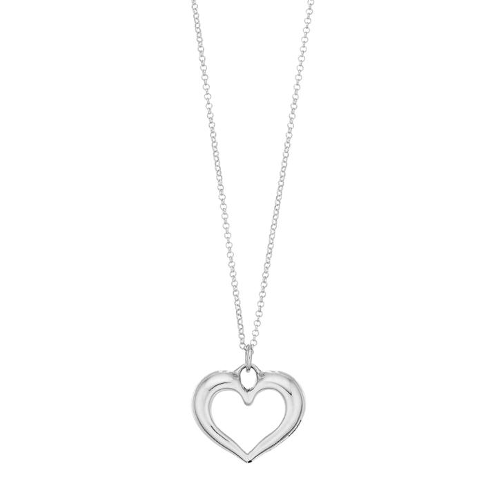 Sterling Silver Heart Pendant Necklace, Women's, Size: 18