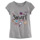 Girls 7-16 Smart Is The New Pretty Graphic Tee, Size: Xl, Dark Grey