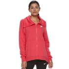 Women's Nike Sportswear Funnel Neck Zip Up Hoodie, Size: Xs, Red Other