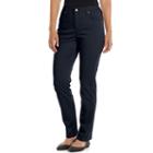 Petite Gloria Vanderbilt Amanda 2.0 Slim Pants, Women's, Size: 12p-short, Dark Blue