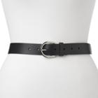 Women's Apt. 9&reg; Black Leather Belt, Size: 2xl, Brown