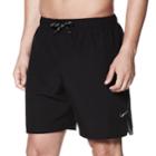 Men's Nike Swim Vital 7-inch Microfiber Volley Shorts, Size: Large, Black