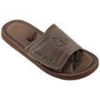 Men's Louisville Cardinals Memory Foam Slide Sandals, Size: Small, Brown