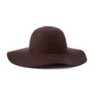 Scala Big Brim Wool Felt Floppy Hat, Women's, Brown