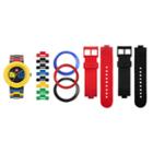 Lego Unisex Two By Two Interchangeable Watch Set - Lego-9008030, Black