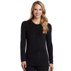 Plus Size Cuddl Duds Fleecewear Crewneck Top, Women's, Size: 2xl, Black