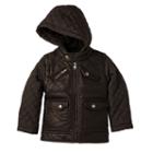 Boys 4-7 Urban Republic Quilted Faux-leather Moto Jacket, Boy's, Size: 7, Dark Brown