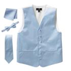 Men's Steven Land Solid 4-pc. Vest Set, Size: Small, Light Blue