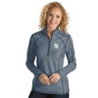 Women's Antigua New York Yankees Tempo Pullover, Size: Xl, Blue (navy)