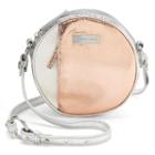 Adrienne Landau Metallic Leather Crossbody Bag, Women's, White