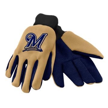 Forever Collectibles Milwaukee Brewers Utility Gloves, Multicolor