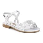 Rachel Shoes Julianne Girls' Dress Sandals, Girl's, Size: 13, Light Grey