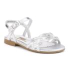 Rachel Shoes Julianne Girls' Dress Sandals, Girl's, Size: 13, Light Grey