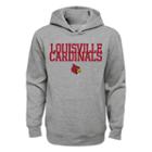 Boys 8-20 Louisville Cardinals Overlap Fleece Hoodie, Boy's, Size: S(8), Red