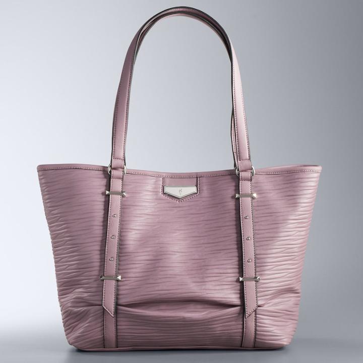 Simply Vera Vera Wang Rett Tote, Women's, Lt Purple