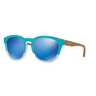 Arnette An4230 53mm Cut Back Phantos Mirror Sunglasses, Women's, Turquoise/blue (turq/aqua)