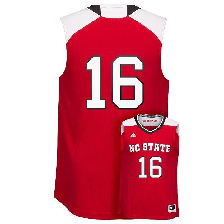 Men's Adidas North Carolina State Wolfpack Replica Basketball Jersey, Size: Xxl, Red