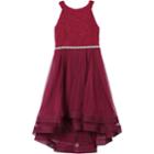 Girls 7-16 Speechless Rhinestone Bodice & Tulle Dress, Size: 10, Dark Red