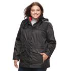 Plus Size D.e.t.a.i.l.s 2-in-1 Jacket, Women's, Size: 3xl, Black