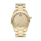 Juicy Couture Women's Connect Crystal Stainless Steel Smart Watch, Gold