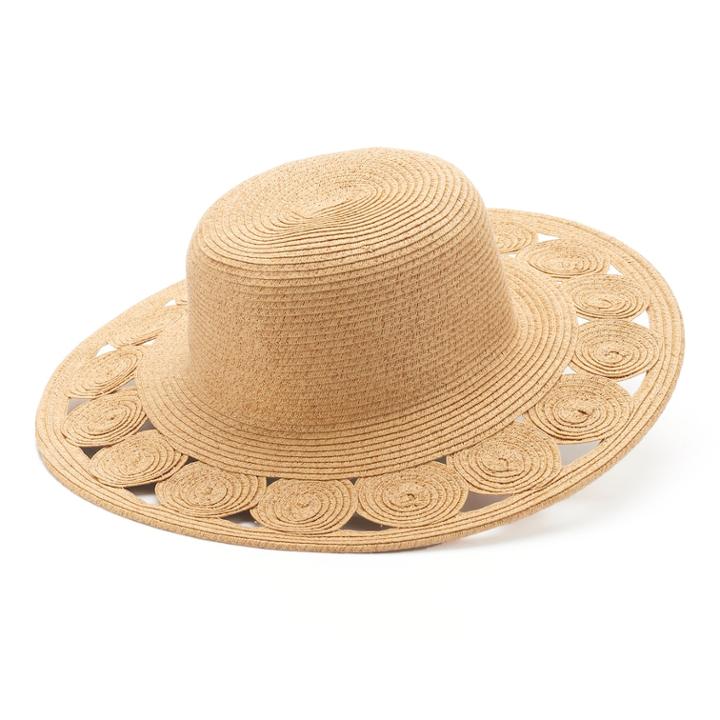 Women's Sonoma Goods For Life&trade; Open Work Circle Brim Floppy Hat, White