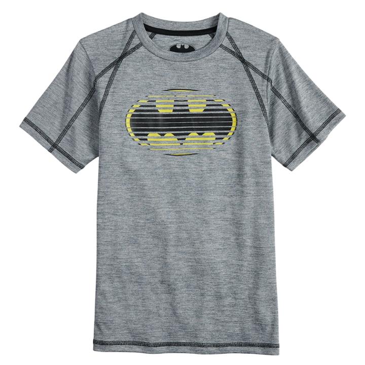 Boys 8-20 Batman Performance Tee, Size: Large, Red Overfl