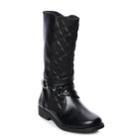 Rachel Shoes Sutton Girls' Riding Boots, Size: 1, Black Shimmer