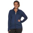 Plus Size Tek Gear&reg; Performance Full-zip Jacket, Women's, Size: 1xl, Med Blue