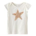 Girls 4-12 Jumping Beans&reg; Sequined Graphic Tee, Girl's, Size: 10, Lt Beige